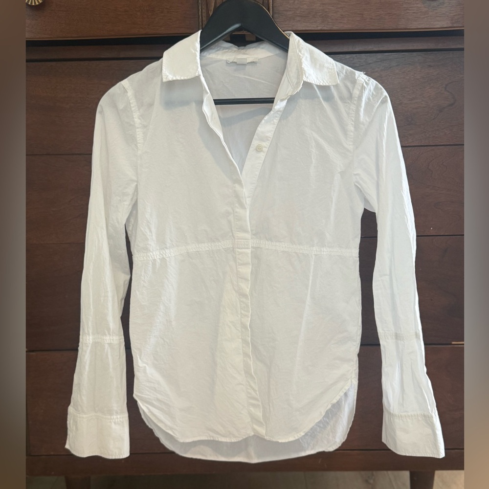 COS Cream Button-Up Shirt